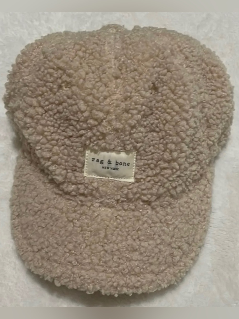 rag & bone Sherpa Cap in Taupe
